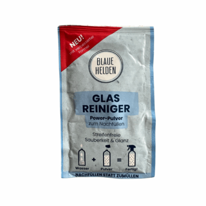 Glass Cleaner : ( Powder 1 Package for 625 ML of Water )